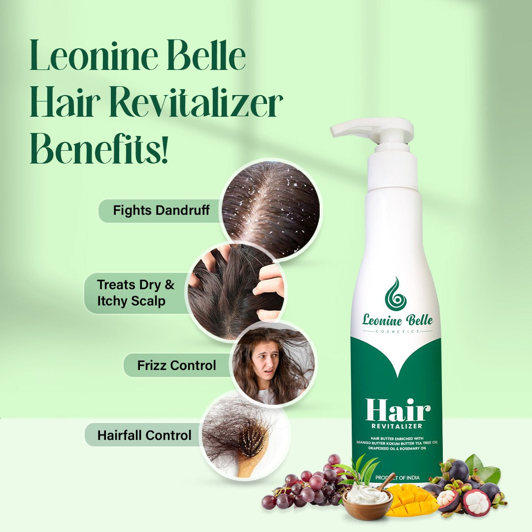 Hair Revitalizer – Natural Shine, Strength & Smoothness for All Hair Types (200ml) (Pack of 1)